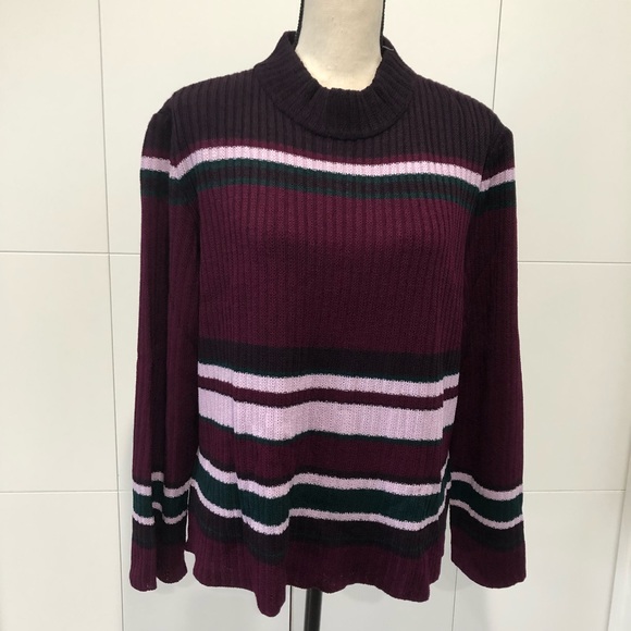 St. John Sport by Marie Gray Sweaters - St John sport striped sweater